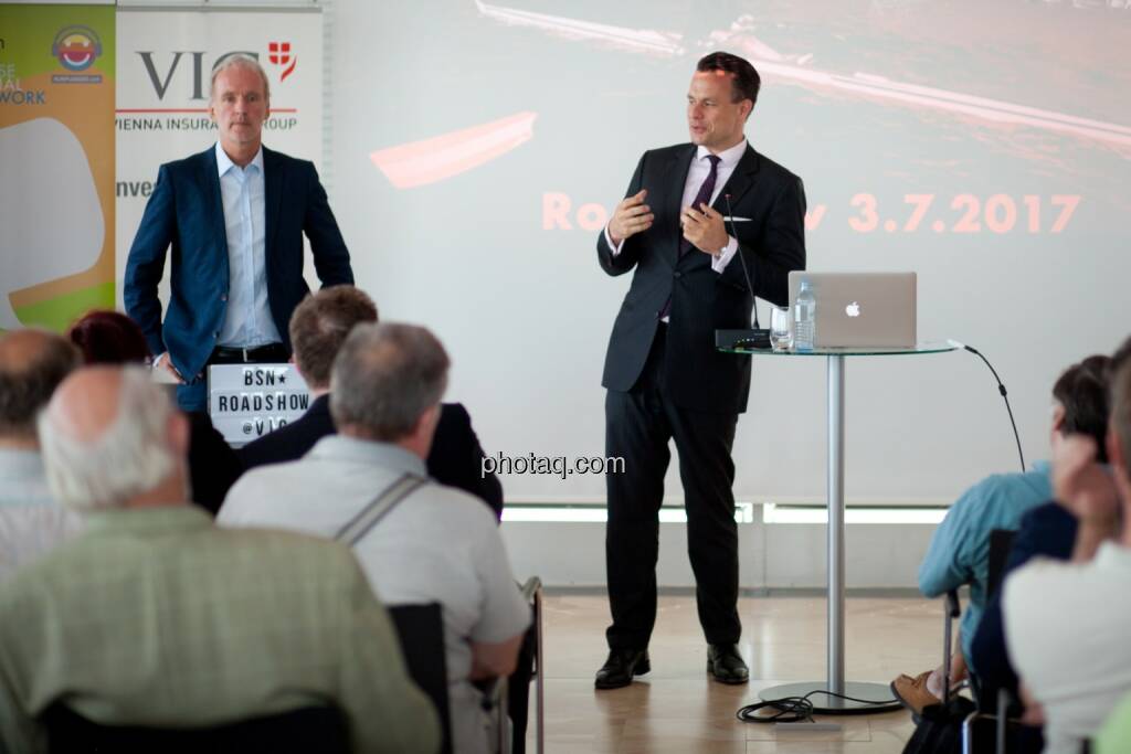 Wiener Börse-Chef Christoph Boschan spricht zu den Privatanlegern bei der Roadshow #71, © Michaela Mejta (04.07.2017) 