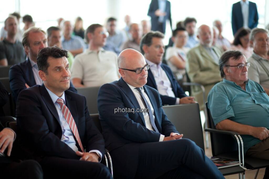 Josko Radeljic (BayWa AG), Ulrich Brockmann (Fielmann AG) plus Gäste der Roadshow, © Michaela Mejta (04.07.2017) 