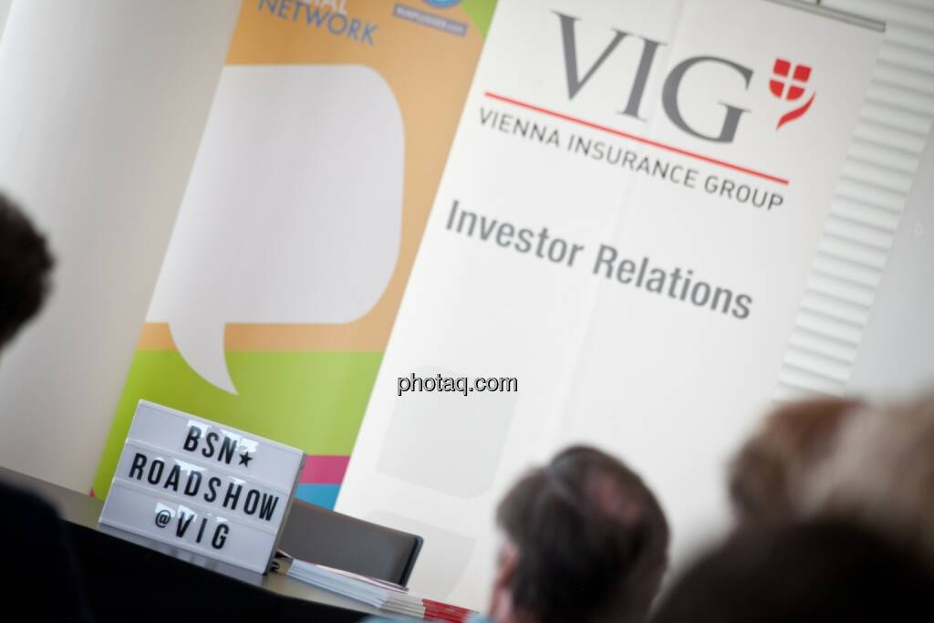 Börse Social Network und VIG als Gastgeber der Roadshow #71, Roll-Ups, © Michaela Mejta (04.07.2017) 