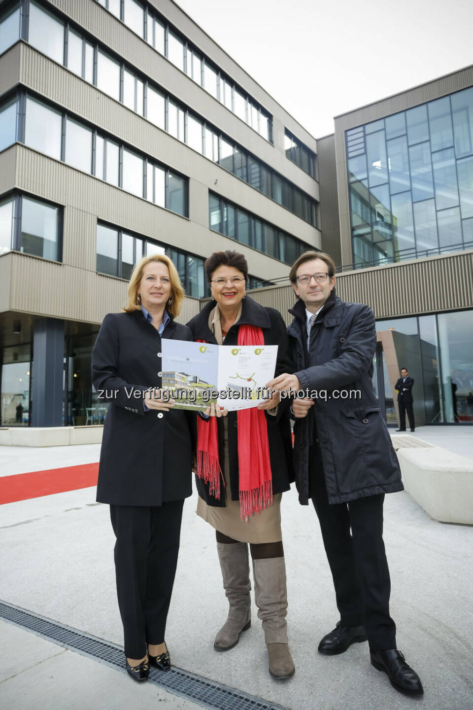 Eröffnung aspern iQ: Doris Bures, Renate Brauner, Gerhard Hirczi (c) Wirtschaftsagentur Wien