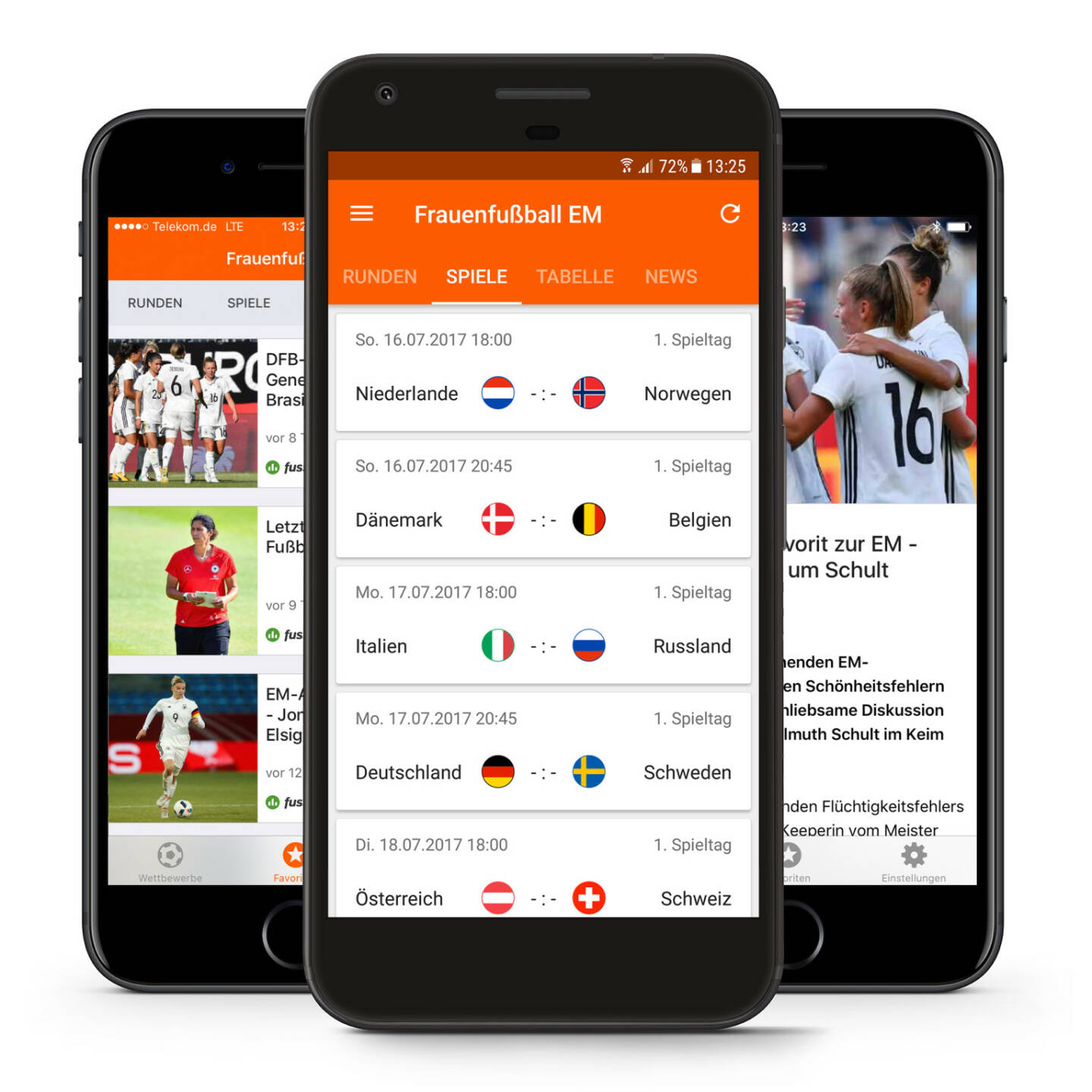 TorAlarm veröffentlicht App zur Frauen-Fußball-Europameisterschaft 2017, Bild: TorAlarm Gmbh