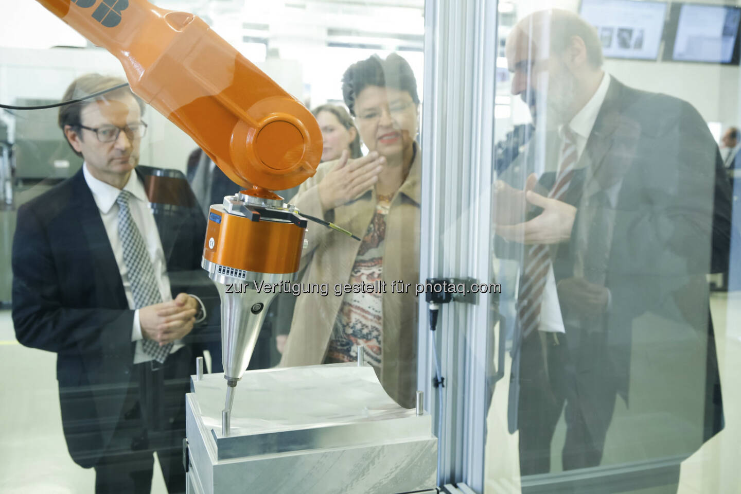 Eröffnung aspern iQ: Gerhard Hirczi, Renate Brauner, Friedrich Bleicher (c) Wirtschaftsagentur Wien