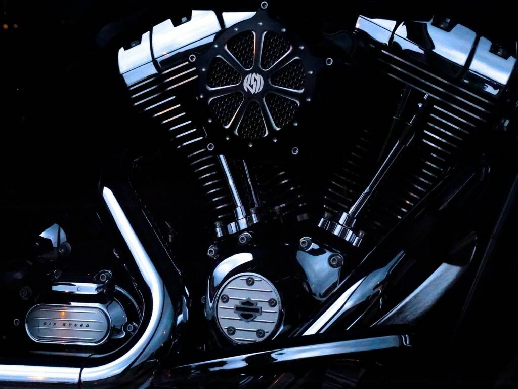 Motor, Harley Davidson (Bild: Pixabay/422737 https://pixabay.com/de/harley-davidson-motorräder-chrom-459594/ ) (28.07.2017) 