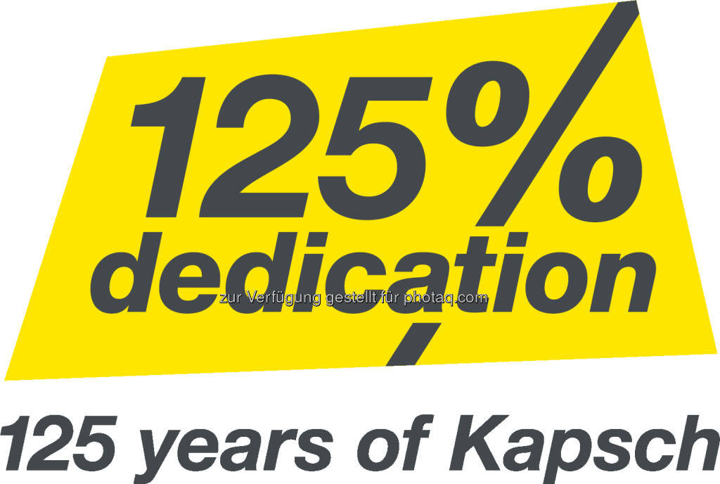 Das Logo zum 125. Jubiläum von Kapsch. ©Kapsch Group (07.08.2017) 