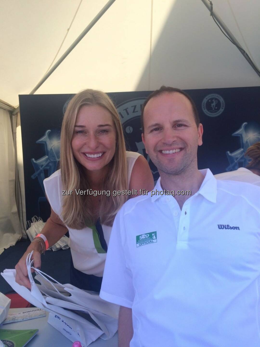 Die bezaubernde Tirolerin -> Ex-Fed Cup Spielerin und Eurosport Moderatorin Babsi Schett und ich am Babsi Schett Ladies Days beim ATP Generali Open in Kitzbühel  