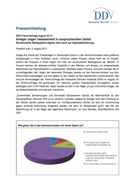 DDV-Trend-Umfrage August 2017, Seite 1/2, komplettes Dokument unter http://boerse-social.com/static/uploads/file_2307_ddv-trend-umfrage_august_2017.pdf (09.08.2017) 