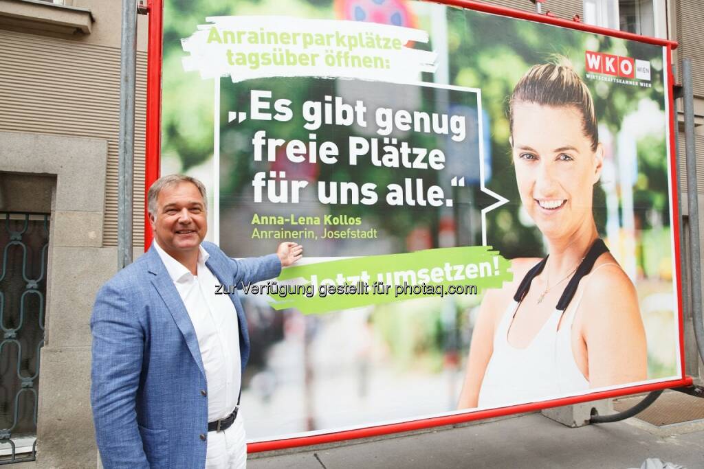 Walter Ruck - Wirtschaftskammer Wien: Ruck: Anrainerparkzonen rasch öffnen (Fotograf: Florian Wieser / Fotocredit: WKW), © Aussender (09.08.2017) 