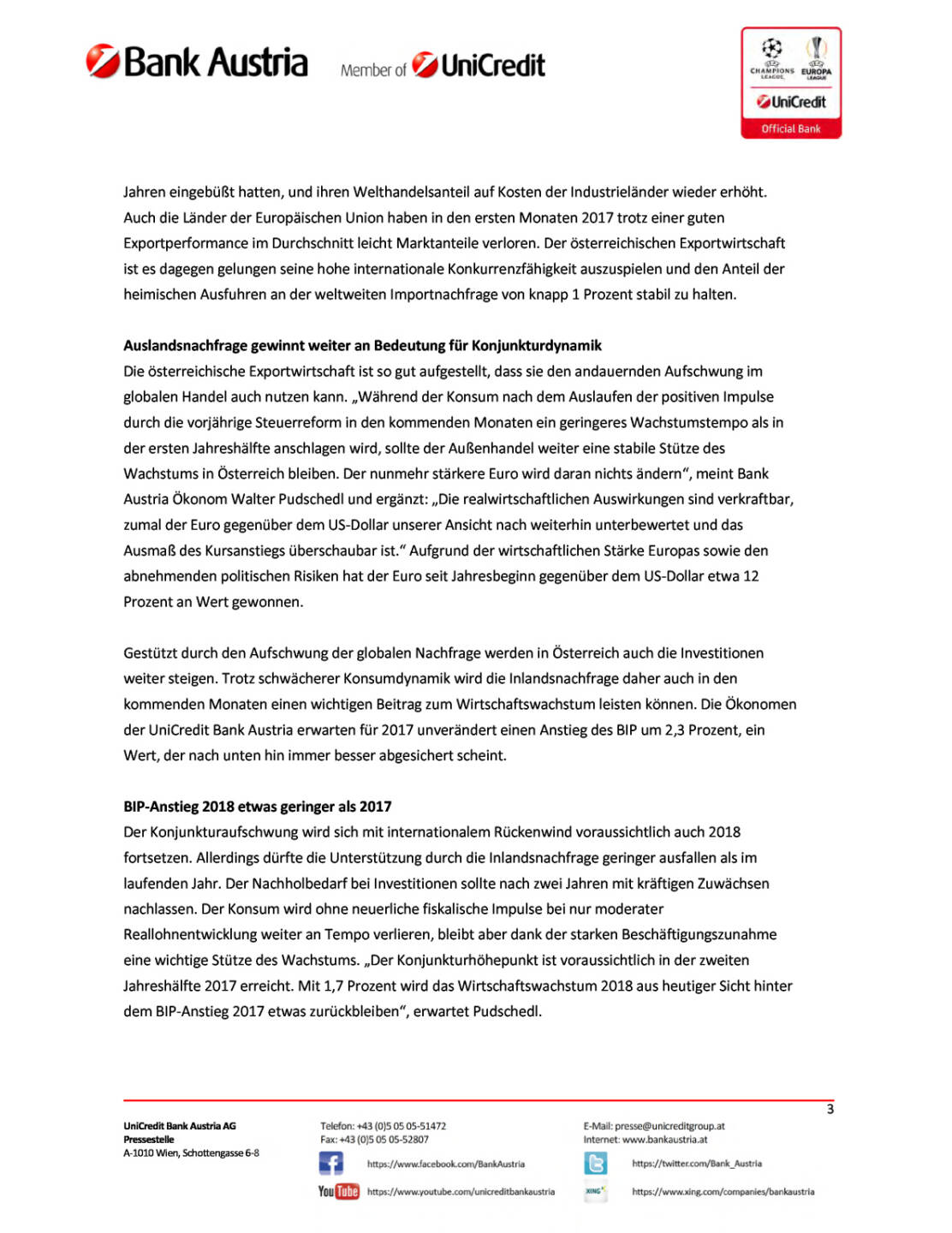 UniCredit Bank Austria Konjunkturindikator: Österreichs Wirtschaft im Sommerhoch, Seite 3/5, komplettes Dokument unter http://boerse-social.com/static/uploads/file_2309_unicredit_bank_austria_konjunkturindikator_osterreichs_wirtschaft_im_sommerhoch.pdf