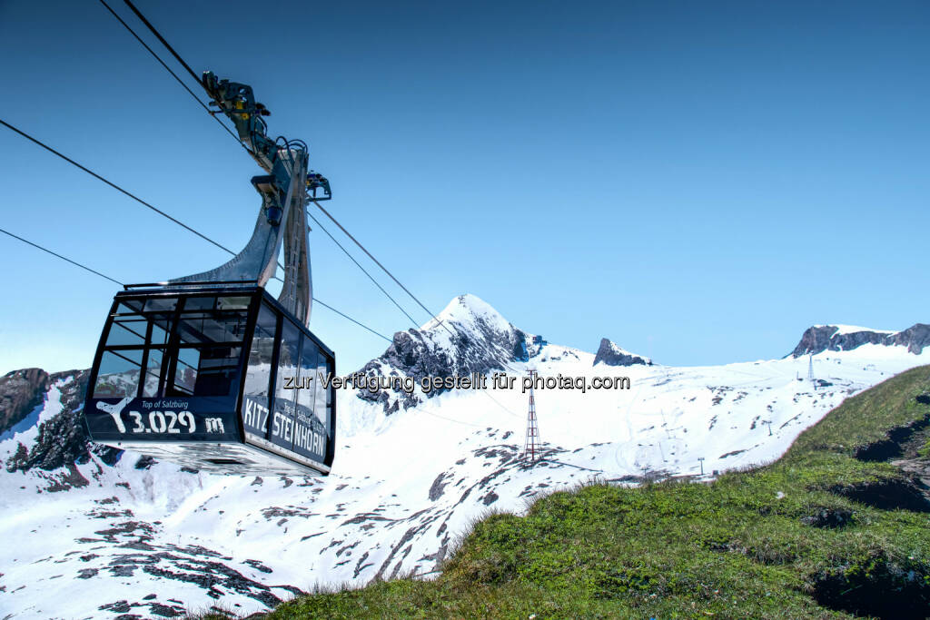 Kitzsteinhorn - Gletscherbahnen Kaprun AG übernimmt EuroNet Reisebüro GmbH, Gondel, Schnee, Skifahren, Berg, Fotocredit: Gletscherbahnen Kaprun AG, © Aussendung (21.08.2017) 