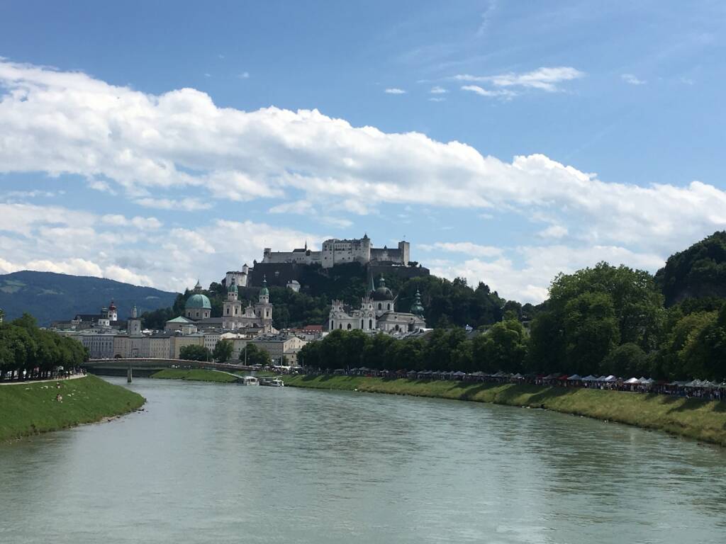 Salzburg, Festung Hohensalzburg, Salzach, © diverse photaq (25.08.2017) 