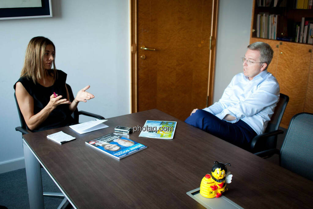 Christine Petzwinkler (Börse Social Network), Michael Höllerer (Raiffeisen Bank International) - (Fotocredit: Michaela Mejta für photaq.com) (11.09.2017) 