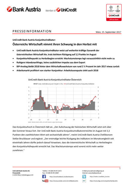 Österreichs Wirtschaft nimmt ihren Schwung in den Herbst mit, Seite 1/4, komplettes Dokument unter http://boerse-social.com/static/uploads/file_2339_osterreichs_wirtschaft_nimmt_ihren_schwung_in_den_herbst_mit.pdf (15.09.2017) 