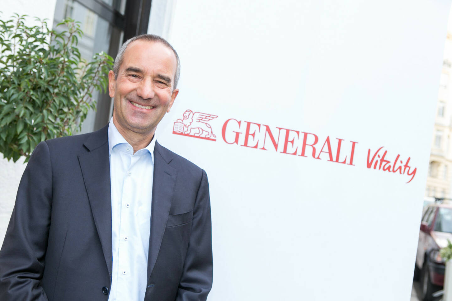 Alfred Leu, Chief Executive Officer der Generali Versicherung AG, startet mit Generali Vitality in Österreich; Fotocredit: Generali/Martina Draper