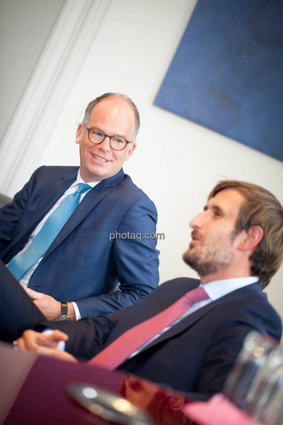 Karsten Wöckener (White & Case) - Christoph Moser (Partner bei Weber & Co. Rechtsanwälte) - (Fotocredit: Michaela Mejta für photaq.com)