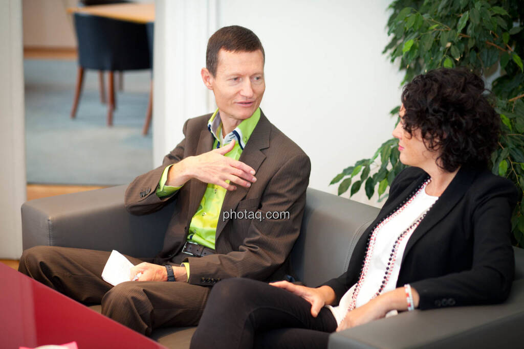 Florian Vanek (Wiener Börse) - Susanne Lederer-Pabst (4-your-biz.com) - (Fotocredit: Michaela Mejta für photaq.com), © Michaela Mejta für photaq.com (02.10.2017) 