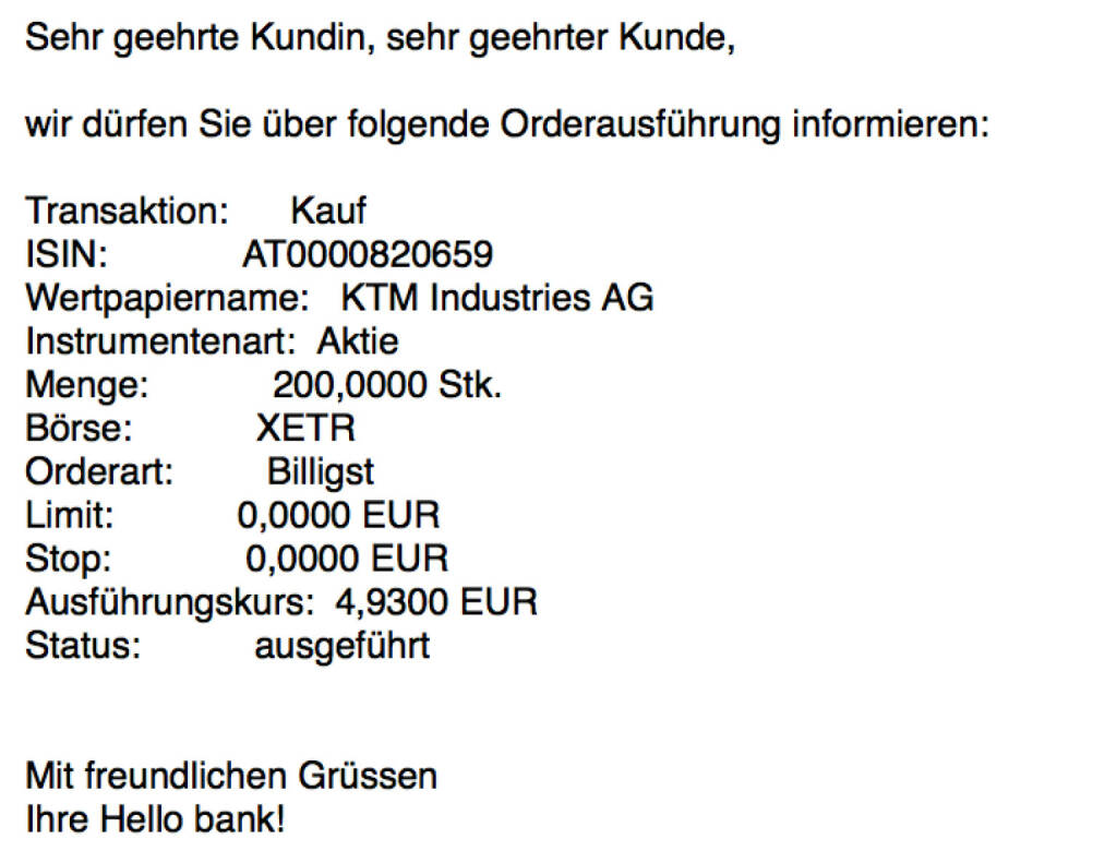 Kauf KTM für #100100hello #goboersewien (02.10.2017) 