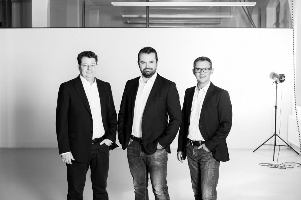 Johannes Eichmeyer, Stefan Kainz und Stefan Kainz, © Martina Draper für <a href=