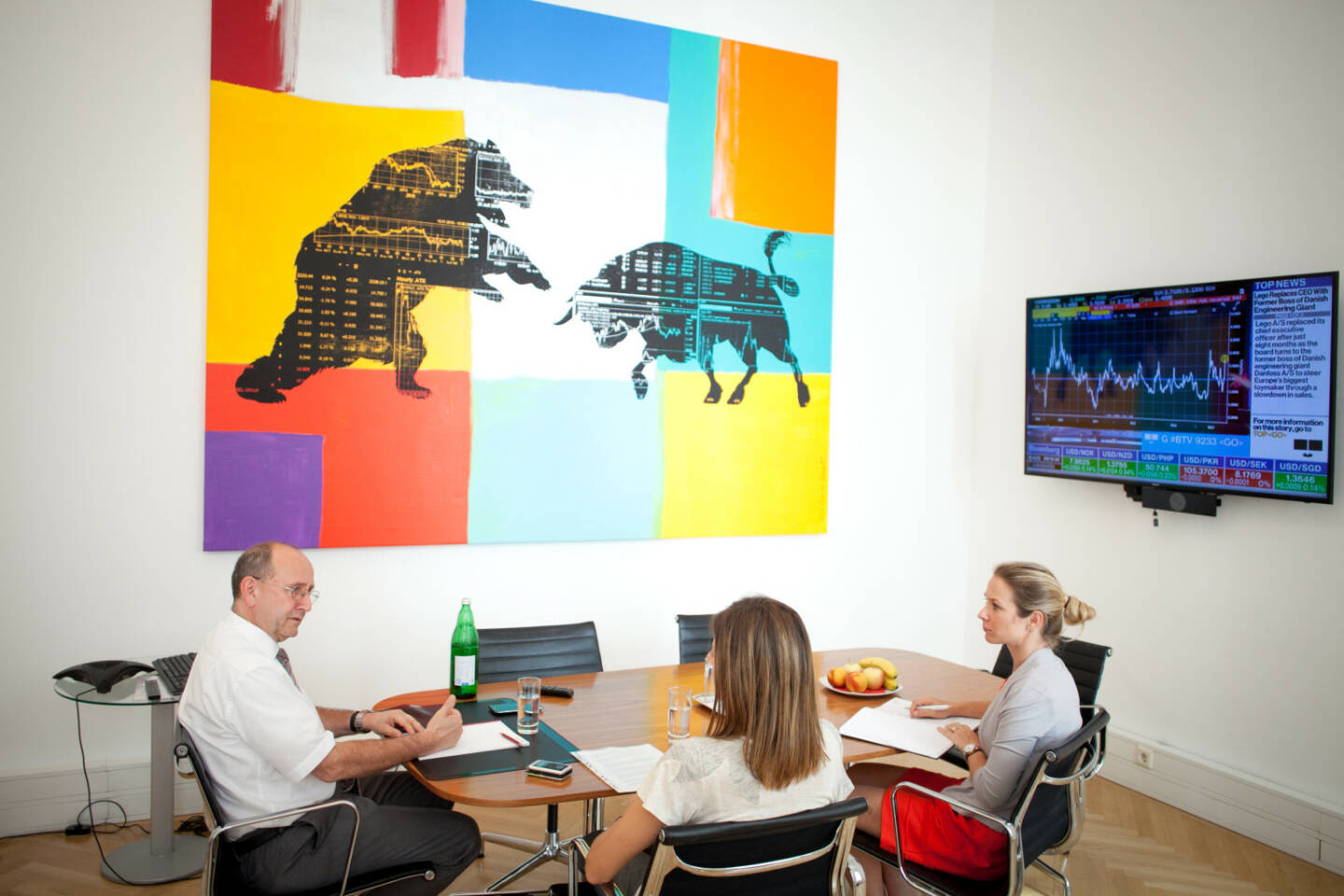 Ludwig Nießen (Wiener Börse), Christine Petzwinkler (BSM), Maria Zorn (Wiener Börse), Foto: Michaela Mejta