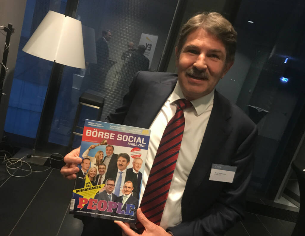 Ernst Vejdovszky, er ist in Ausgabe #9 des http://www.boerse-social.com/magazine auf dem Cover (18.10.2017) 