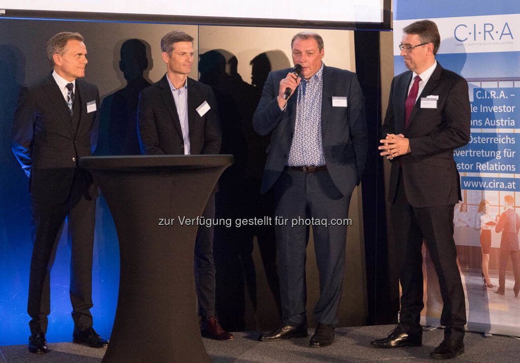 Gerhard Bachmaier, Thomas Melzer, Hannes Roither, Harald Hagenauer, © C.I.R.A./APA-Fotoservice/Martin Lusser (18.10.2017) 