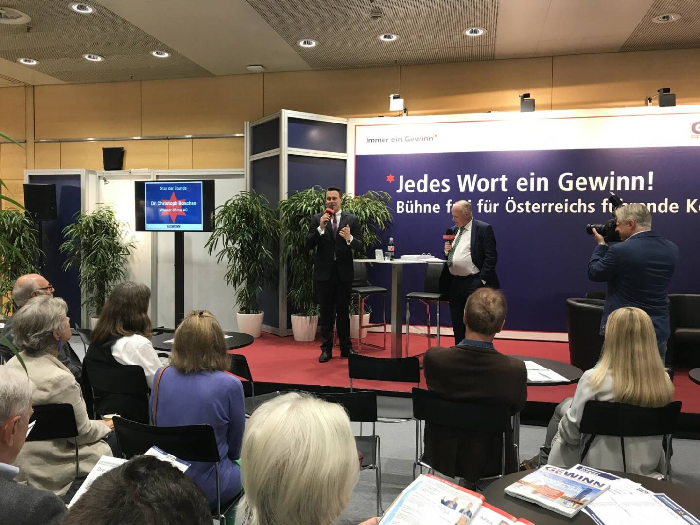 Opening guest at GEWINN-Messe today, Austrias largest retail investor event. Reviewing my first year at Wiener Börse AG which was very eventful: Strong market development & turnover,  one of the biggest Austrian IPOs approaching and global market segment established.