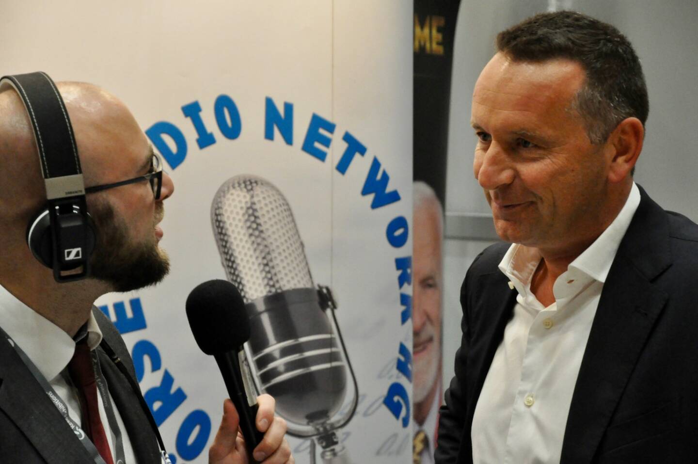 Sebastian Leben (boersenradio.at), Herbert Ortner (CEO Palfinger)