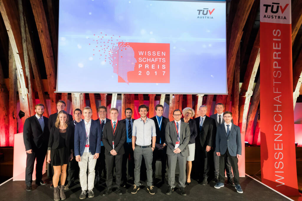 TÜV AUSTRIA prämierte zum sechsten Mal innovative, kreative und nachhaltige Projekte von Österreichs Ingenieurnachwuchs mit dem TÜV AUSTRIA Wissenschaftspreis und baut mit der Initiative „Next Horizon“ seine Next-Generation-Aktivitäten aus. Bild: TÜV Austria (23.10.2017) 