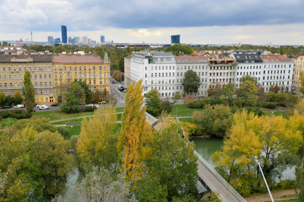 Gleichenfeier ViE, Donaukanal, Wien, Ausblick; Fotocredit: CA Immobilien Anlagen AG/APA-Fotoservice/Schedl (25.10.2017) 