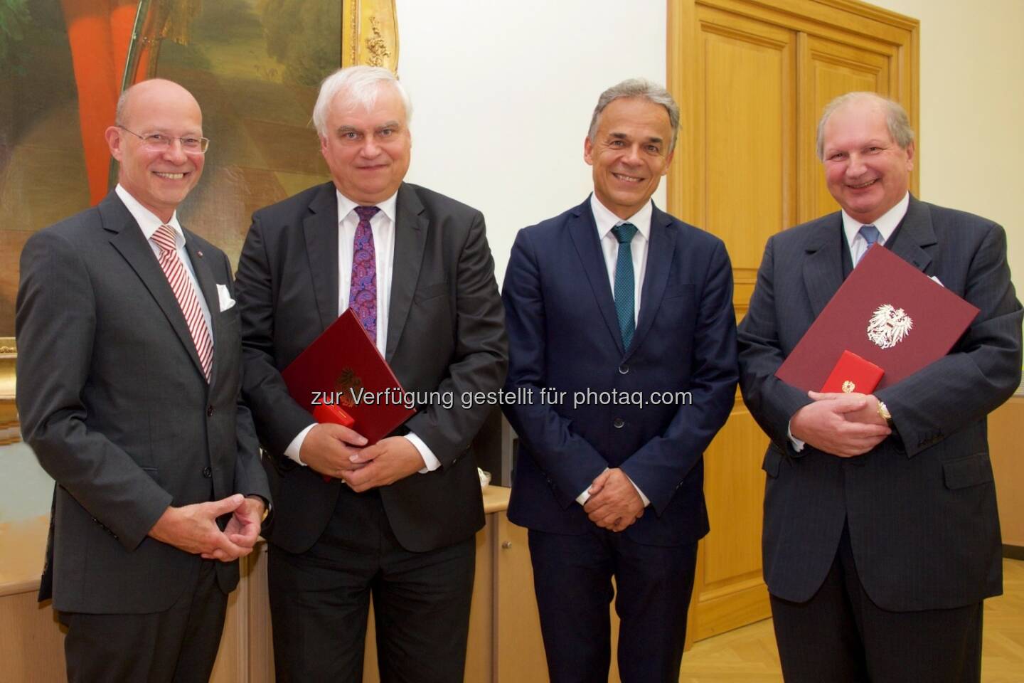 Enzinger, Garnter, Jelinek, Eiselberg - Rechtsanwaltskammer Wien: Goldenes Ehrenzeichen für RAK Wien-Disziplinarrats-Präsident Gartner und Privatstiftungsrechtsexperte Eiselsberg (Fotocredit: Doris Kucera)