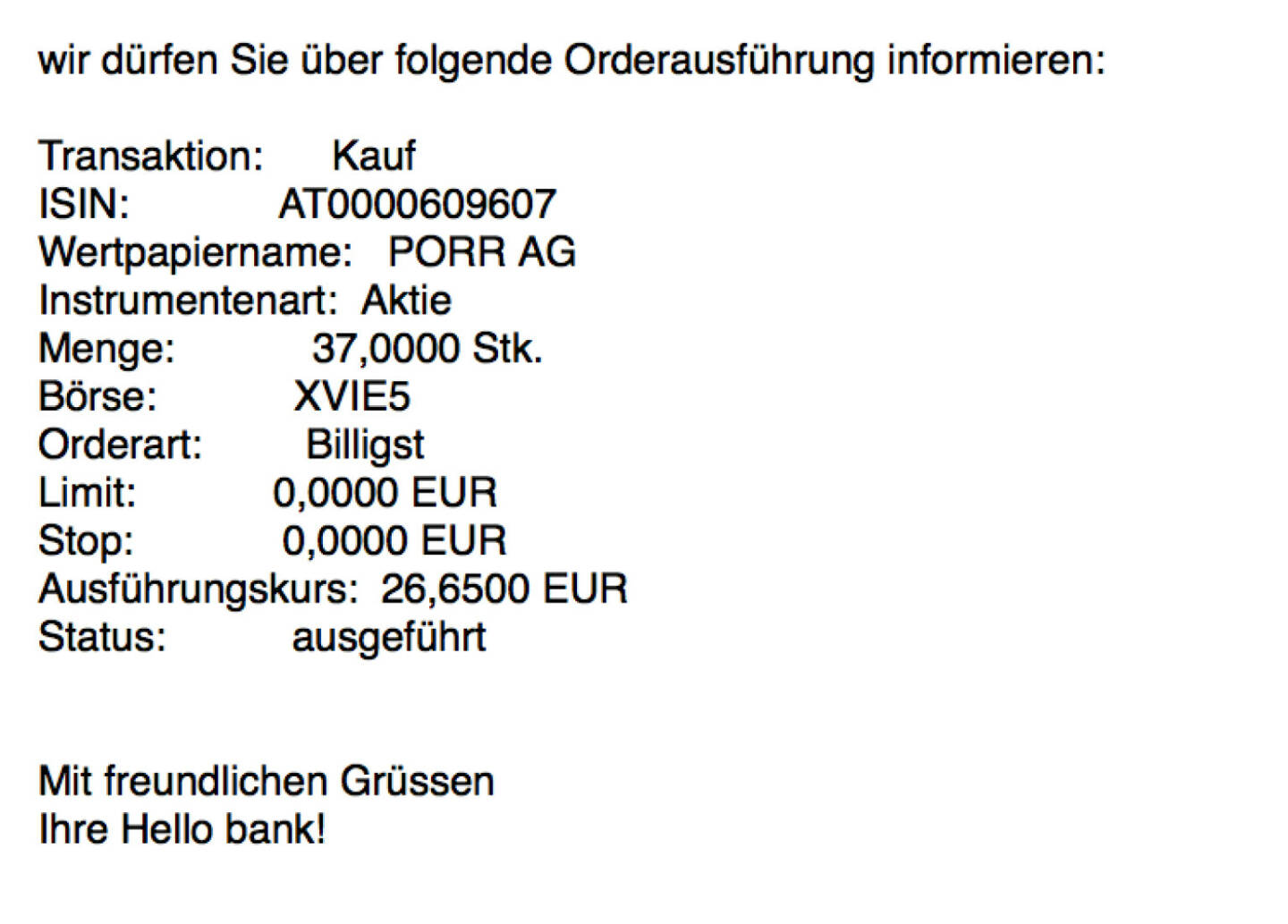 Kauf Porr für #100100hello #goboersewien