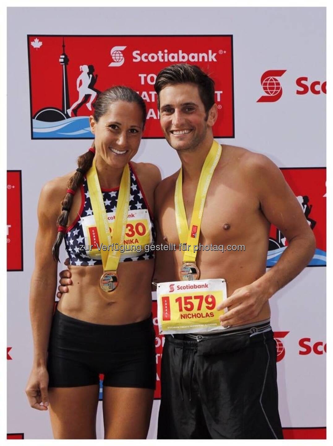 Finisher-Foto Toronto Marathon