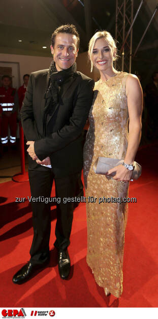 Alexander Antonitsch, Barbara Schett, © GEPA pictures/ Sporthilfe (15.12.2012) 