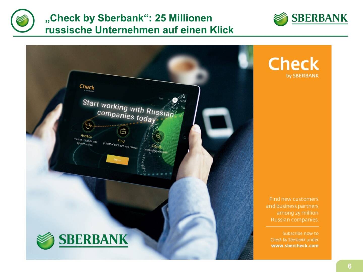 Präsentation Sberbank - Check by Sberbank