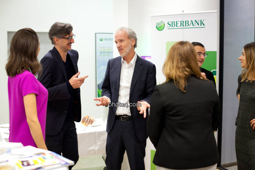 Linda Michalech (Sberbank), Josef Chladek, Christian Drastil, Anja Soffa (Sberbank), Michael J. Plos, Christine Petzwinkler - (Fotocredit: Michaela Mejta for photaq.com), © Michaela Mejta (08.11.2017) 