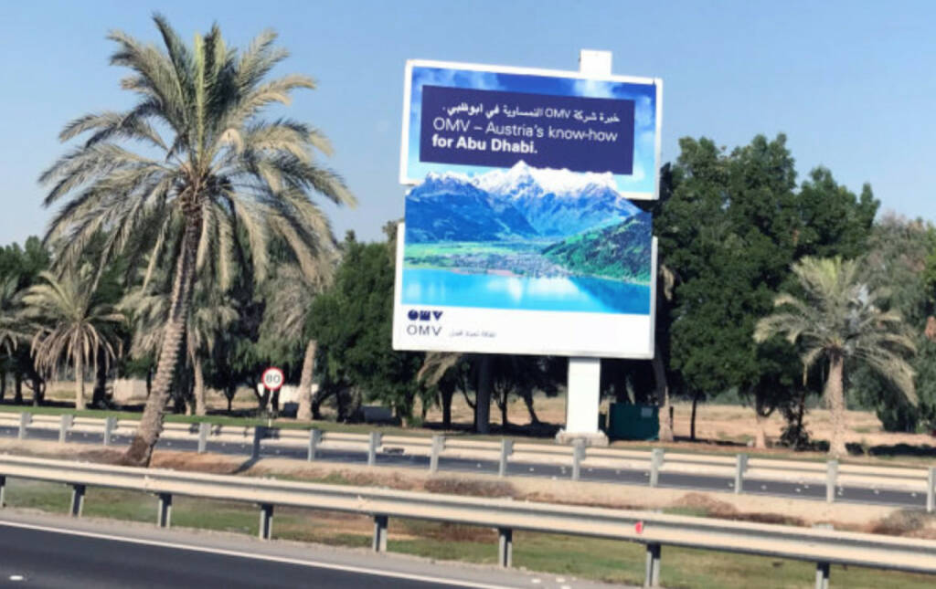 OMV setzt internationale Werbemaßnahmen - Abu Dhabi (09.11.2017)