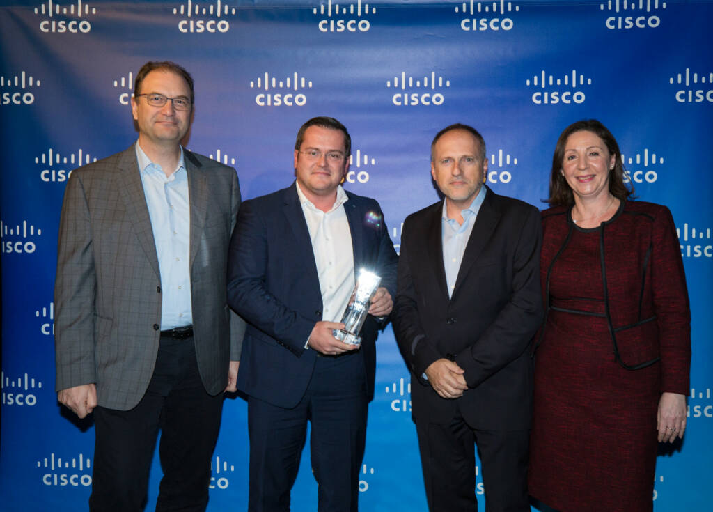 Cisco Partner Summit 2017: A1 erhält den “EMEAR Managed Services Partner of the Year“ Award, Quelle: Cisco, © Aussendung (09.11.2017) 