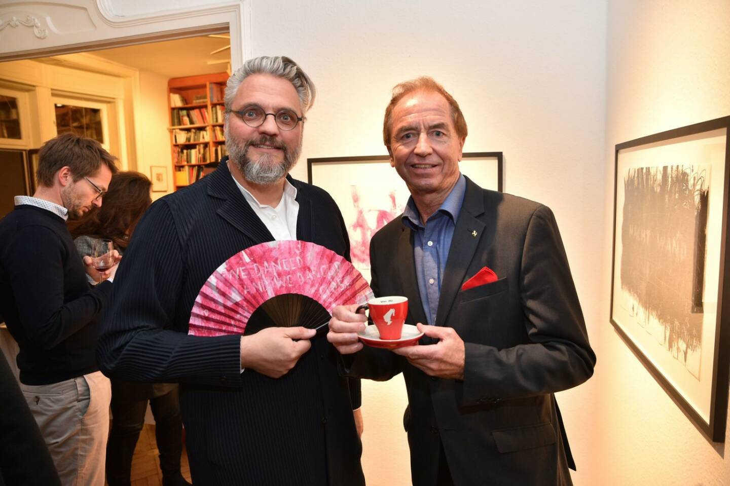 Christof Cremer, künstlerischer Leiter des Wiener Kaffeesiederballs, Oldtimerexperte Heribert Kaspar, (© Andreas Tischler)