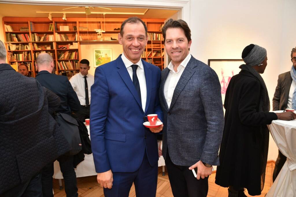 Julius Meinl-CEO Marcel Löffler, Kulturmanager Daniel Serafin, (© Andreas Tischler) (21.11.2017) 