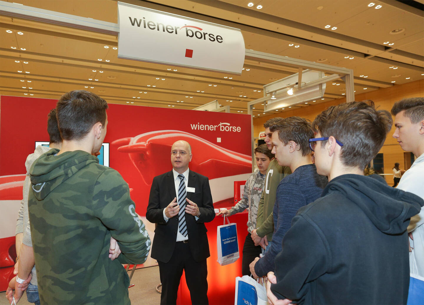 Am Gewinn Info Day werden Sch&uuml;ler informiert; Bild: Wiener B&ouml;rse