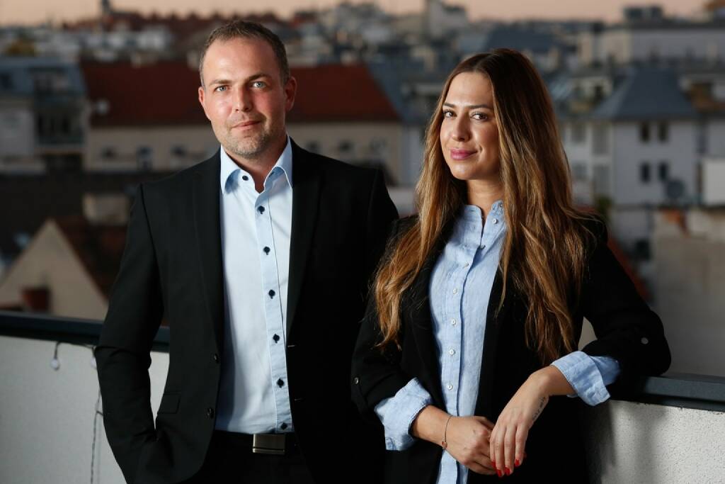 Martin Gaitzenauer und Andreja Majer übernehmen die Geschäftsleitung für Alcatel Deutschland. Fotocredit:Alcatel, © Aussendung (23.11.2017) 