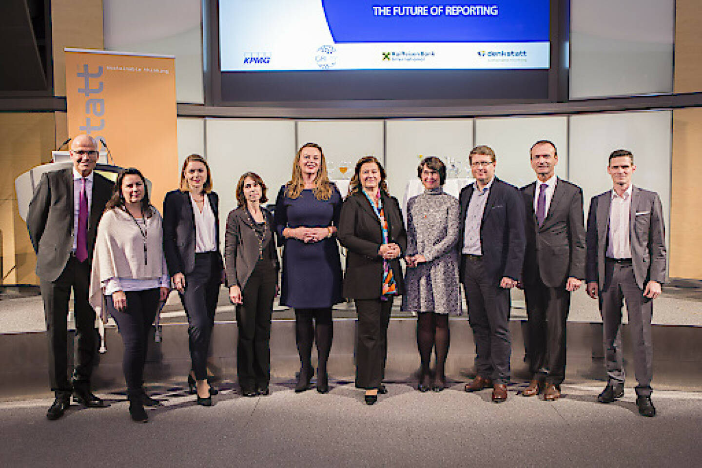 Gemeinsam mit KPMG und der Unterstützung der Raiffeisen Bank International gelang es denkstatt, die Global Reporting Initiative nach Wien zu holen und damit den ersten Standards Launch Event im deutschsprachigen Raum zu veranstalten. Fotocredit:denkstatt