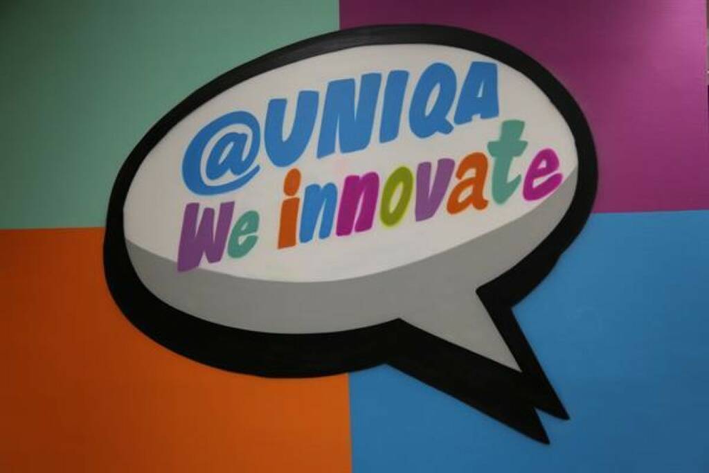 Das UNIQA Innovation Lab bei weXelerate eröffnet im Design Tower und wird ein inspirierender Treffpunkt für UNIQA Mitarbeiter, andere etablierte Unternehmen, Forschung und Start-ups. „Wir lernen von Start-ups und Start-ups lernen von uns“, bringt es Andreas Nemeth vom UNIQA Group Innovation Team auf eine einfache Formel. Fotorechte: © UNIQA, © Aussender (28.11.2017) 