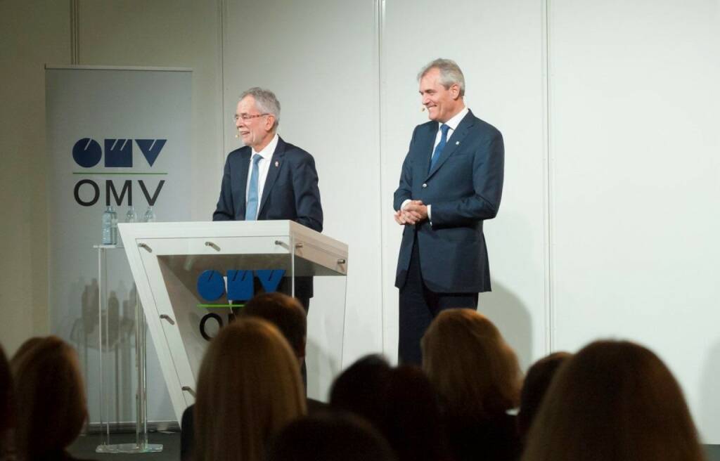 OMV: It was a great honor to welcome the Austrian Federal President Alexander Van der Bellen at the OMV Head Office today for a Meet & Greet with our employees. (30.11.2017) 