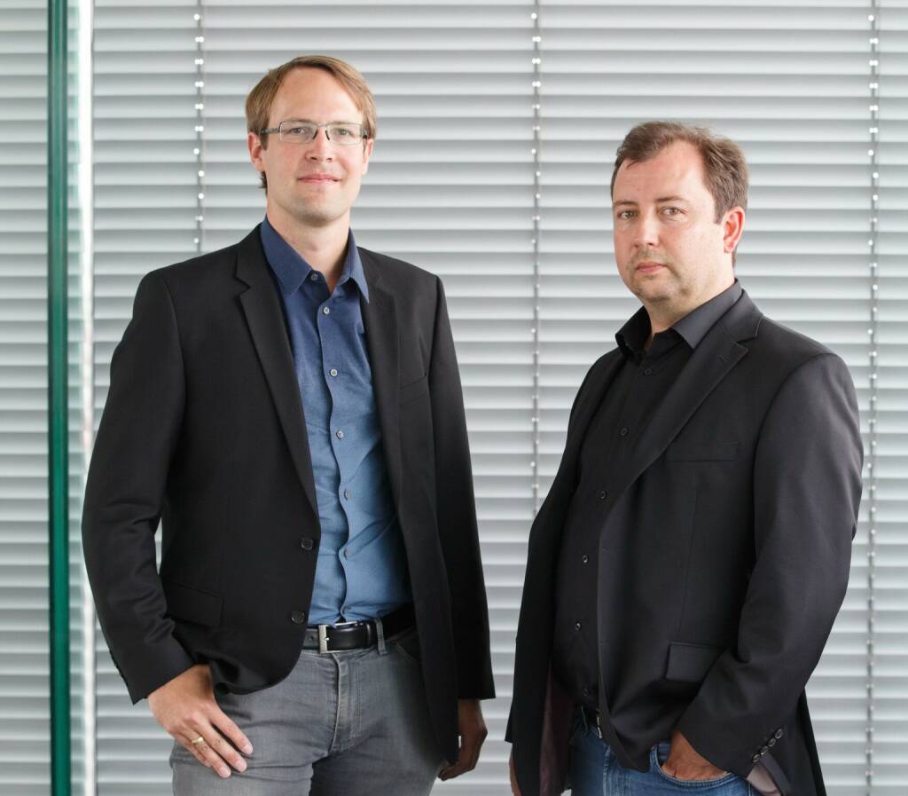 Unternehmer Roman Scharf und Peter Lasinger legen mit neuen VC-Fonds capital300 los, Bild: Startup300, © Aussendung (19.12.2017)