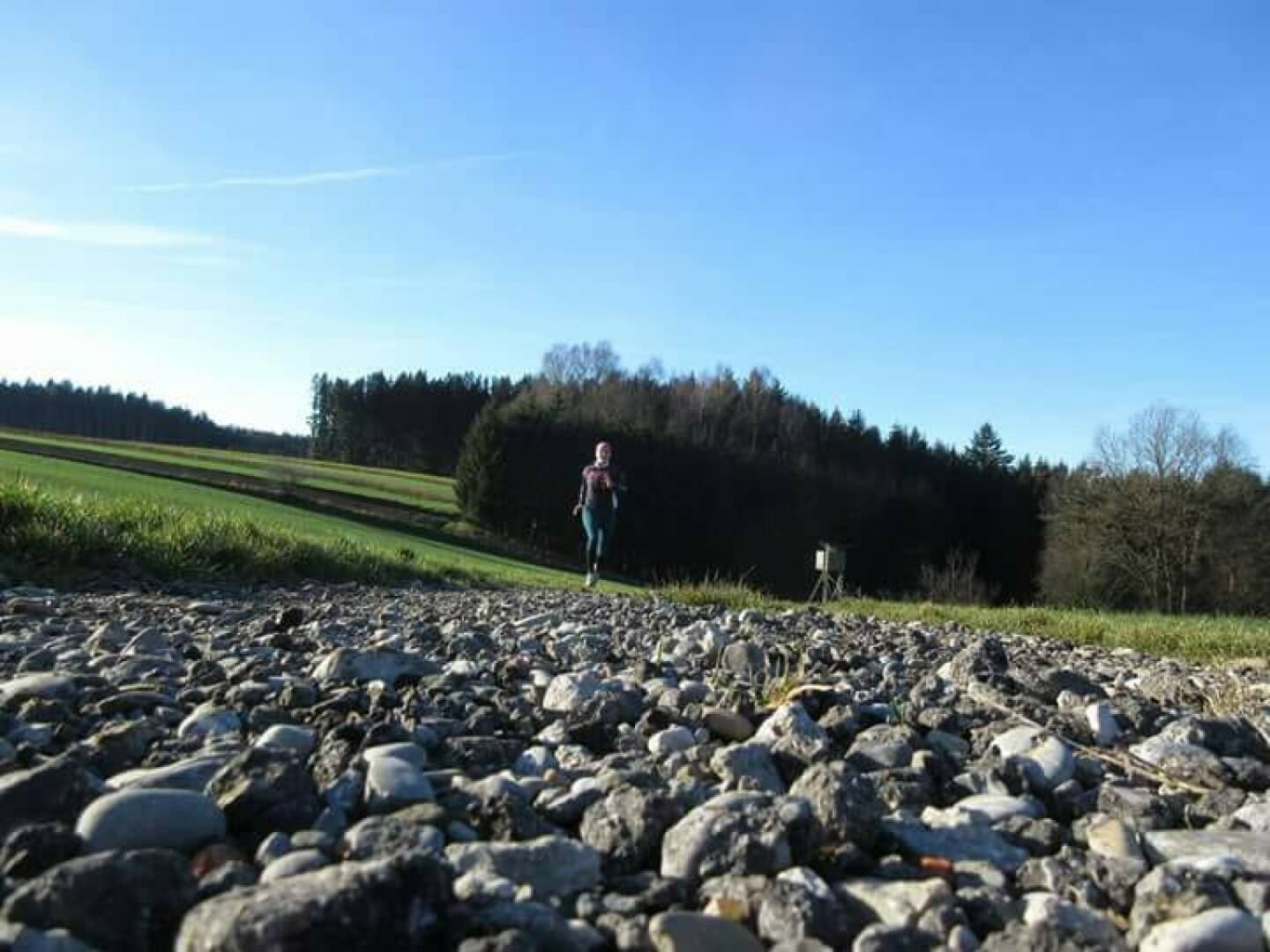 Simone Wesp Sportschnappschuss. 
Jährliche Eröffnung der Trainingssaison.  :-) Eine Woche bei meinen Eltern im Voralpenland wird immer als Trainingslager und Start der nächsten Saison genutzt.
