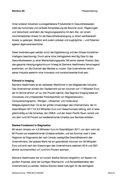 Siemens Healthineers plant IPO, Seite 3/7, komplettes Dokument unter http://boerse-social.com/static/uploads/file_2417_siemens_healthineers_plant_ipo.pdf (16.01.2018) 