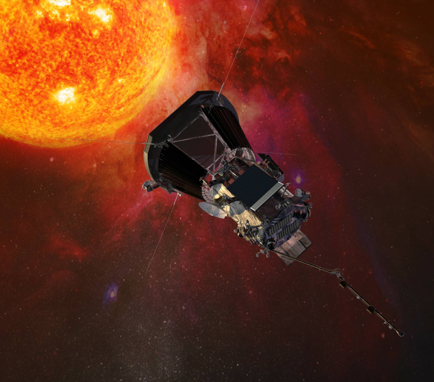 Naturhistorisches Museum: Vortrag zur Parker Solar Probe - Jener NASA-Mission, die unser Verständnis der Sonne revolutionieren will. Credit: Nasa