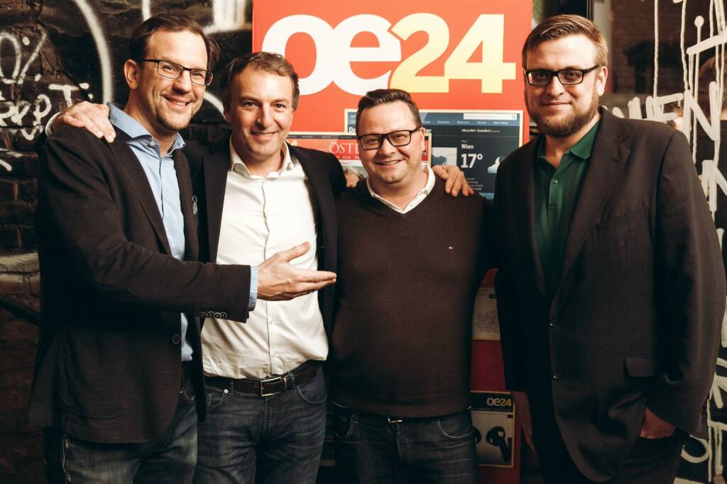 Kreislsler, iab austria-Präsident André Eckert, Christopher Sima (OE24), Duft, (© iab austria/Philipp Lipiarski) (17.01.2018) 