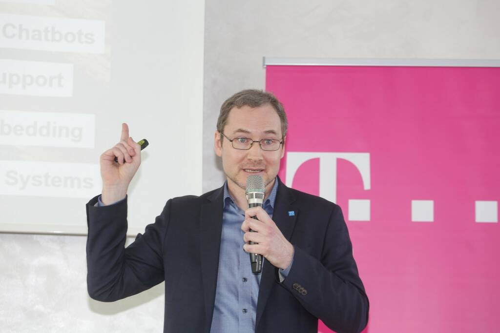 T-Mobile: Die Zukunft ist „data-driven“: Professor Allan Hanbury übernimmt neue Stiftungsprofessur „Data Intelligence“ an der TU Wien; Fotocredit:T-Mobile/APA-Fotoservice/Tanzer, © Aussender (22.01.2018) 