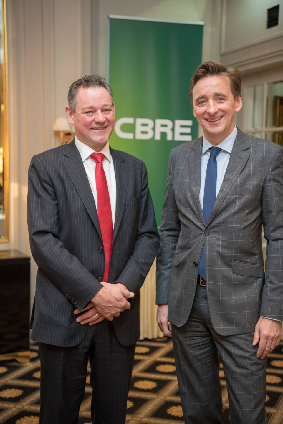 Nick Axford und Andreas Ridder von CBRE; © CBRE